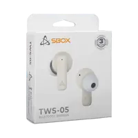 Bluetooth slušalice earbuds SBOX EB-TWS-05, bež