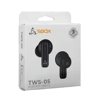 Bluetooth slušalice earbuds SBOX EB-TWS-05, crne