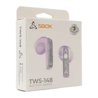 Bluetooth slušalice earbuds SBOX EB-TWS-148, ljubičaste