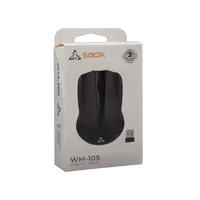 Miš SBOX WM-109, bežični, crni