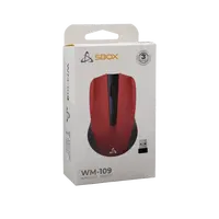 Miš SBOX WM-109, bežični, crveni