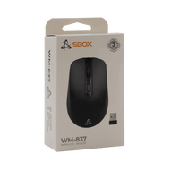 Miš SBOX WM-837, bežični, crni