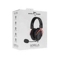 Slušalice + mikrofon WHITE SHARK GH-2341 GORILLA, crno/crvene