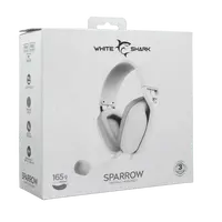 Slušalice + mikrofon WHITE SHARK GH-2443 SPARROW, bijele