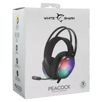 Slušalice + mikrofon WHITE SHARK GH-2444 PEACOCK, crne