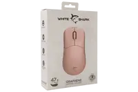 Miš WHITE SHARK GM-5014 GRAPHENE, 12400 DPI, rozi