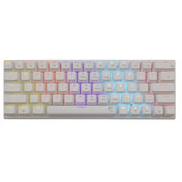 Tipkovnica WHITE SHARK GK-002211 WAKIZASHI, US, RED SW, bijela