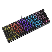 Tipkovnica WHITE SHARK GK-2202 ASHIKO, HR, BLUE SW, crna