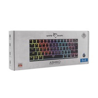 Tipkovnica WHITE SHARK GK-2202 ASHIKO, HR, BLUE SW, crna