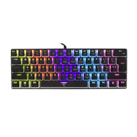 Tipkovnica WHITE SHARK GK-2202 ASHIKO, US, BLUE SW, crna