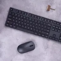Tipkovnica + miš XIAOMI, bežični, crni
