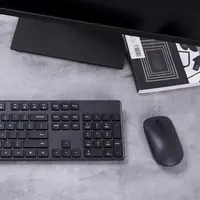 Tipkovnica + miš XIAOMI, bežični, crni