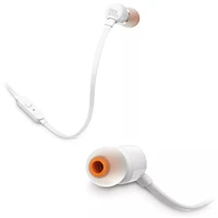 Slušalice JBL Tune 110, žične, In-ear, 3.5mm, mikrofon, bijele (JBLT110WHT)