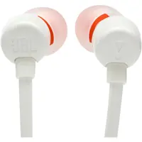 Slušalice JBL Tune 110, žične, In-ear, 3.5mm, mikrofon, bijele (JBLT110WHT)