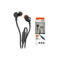 Slušalice JBL Tune 210, In-ear, mikrofon, 3.5mm, crne (JBLT210BLK)