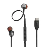 Slušalice JBL Tune 310C, In-ear, mikrofon, USB-C, crne (JBLT310CBLK)