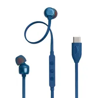 Slušalice JBL Tune 310C, In-ear, mikrofon, USB-C, plave (JBLT310CBLU)