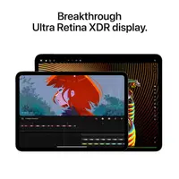 Tablet APPLE iPad Pro (2024) 11", 256GB, Cellular, M4, Standard glass, Space Black (MVW13)
