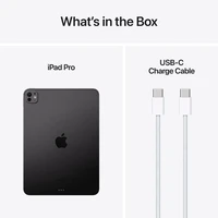 Tablet APPLE iPad Pro (2024) 11", 256GB, Cellular, M4, Standard glass, Space Black (MVW13)