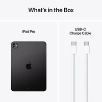 Tablet APPLE iPad Pro (2024) 11", 256GB, Cellular, M4, Standard glass, Space Black (MVW13)