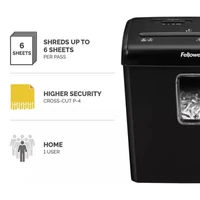 Uništavač papira FELLOWES Powershred P-30C, 15L, 6 listova, razina sigurnosti P-