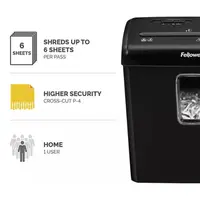 Uništavač papira FELLOWES Powershred P-30C, 15L, 6 listova, razina sigurnosti P-
