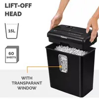 Uništavač papira FELLOWES Powershred P-30C, 15L, 6 listova, razina sigurnosti P-