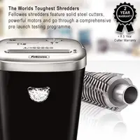 Uništavač papira FELLOWES Powershred 53C, 23L, 10 listova, razina sigurnosti P-4