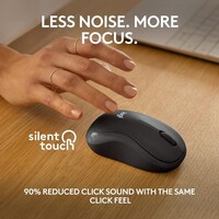 Miš LOGITECH M240 Silent, bežični, Bluetooth, crni (910-007119)