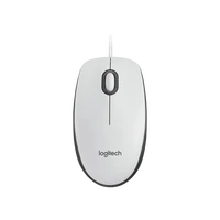 Miš LOGITECH M100, žičani, bijeli (910-006764)