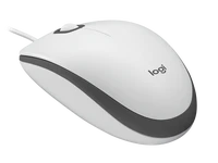 Miš LOGITECH M100, žičani, bijeli (910-006764)