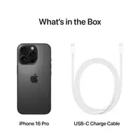 Mobitel APPLE iPhone 16 Pro 128GB, 6.3", Black Titanium (MYND3)