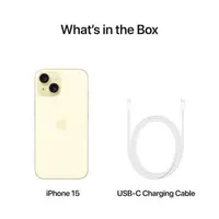 Mobitel APPLE iPhone 15 128GB, 6.1", Yellow (žuti)