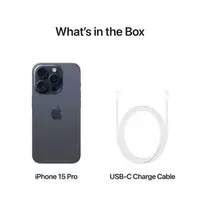 Mobitel APPLE iPhone 15 PRO 128GB, 6.1", Blue Titanium (plavi)