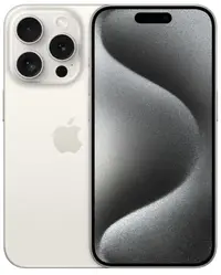 Mobitel APPLE iPhone 15 PRO 256GB, 6.1", White Titanium (bijeli)