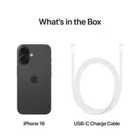 Mobitel APPLE iPhone 16 128GB, 6.1", Black (MYE73)