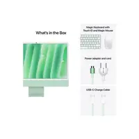 Stolno računalo APPLE iMac 24" (2024) 4.5K M4 10C/10G 16GB/256GB, Green, IT KB (MWUY3)