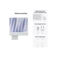 Stolno računalo APPLE iMac 24" (2024) 4.5K M4 10C/10G 16GB/256GB, Silver, IT KB (MWUU3)