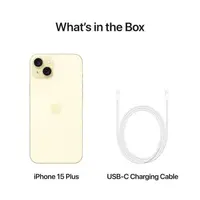 Mobitel APPLE iPhone 15 Plus 256GB, 6.7", Yellow (MU1D3)