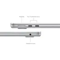 Laptop APPLE MacBook Air (2024) 13.6", M3 8C/10G 24GB/512GB, Silver, IT KB (MC8N4)
