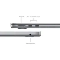 Laptop APPLE MacBook Air (2024) 13.6", M3 8C/10G 24GB/512GB, Space Grey, IT KB (MC8M4)