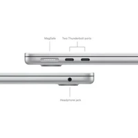 Laptop APPLE MacBook Air (2024) 13.6", M3 8C/8G 16GB/256GB, Silver, IT KB (MC8H4)