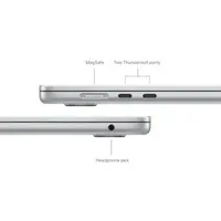 Laptop APPLE MacBook Air (2024) 15.3", M3 8C/10G 24GB/512GB, Silver, IT KB (MC9J4)