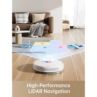 Robotski usisavač DREAME D10 Plus, sa stanicom za samopražnjenje, bijeli