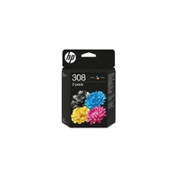 HP 308 BK + 308 Tricolor (6L6S6UE) Multipack original tinte
