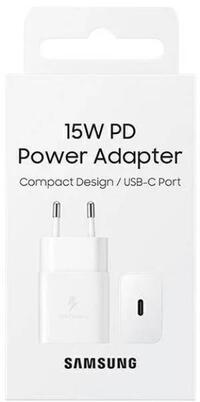 Kućni punjač SAMSUNG 15W, originalni, TYPE-C, bez kabla, bijeli (EP-T1510NWEGEU)