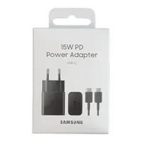 Kućni punjač SAMSUNG 15W, originalni, TYPE-C, s kablom, crni (EP-T1510XNEGEU) Kućni punjač SAMSUNG 15W, originalni, TYPE-C, s kablom, crni (EP-T1510XNEGEU)