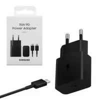 Kućni punjač SAMSUNG 25W, originalni, TYPE-C, s kablom, crni (EP-T2510XBEGEU)