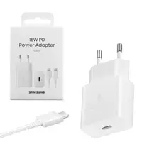 Kućni punjač SAMSUNG 25W, originalni, TYPE-C, s kablom, bijeli (EP-T2510XWEGEU)
