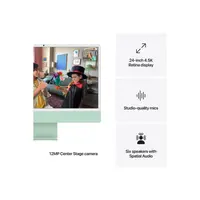 Stolno računalo APPLE iMac 24" (2024) 4.5K M4 10C/10G 16GB/512GB, Green, IT KB (MWV03)
